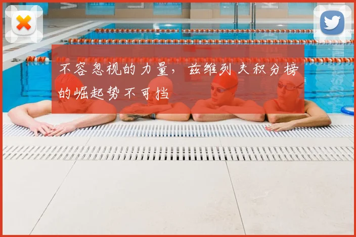 不容忽视的力量，兹维列夫积分榜的崛起势不可挡